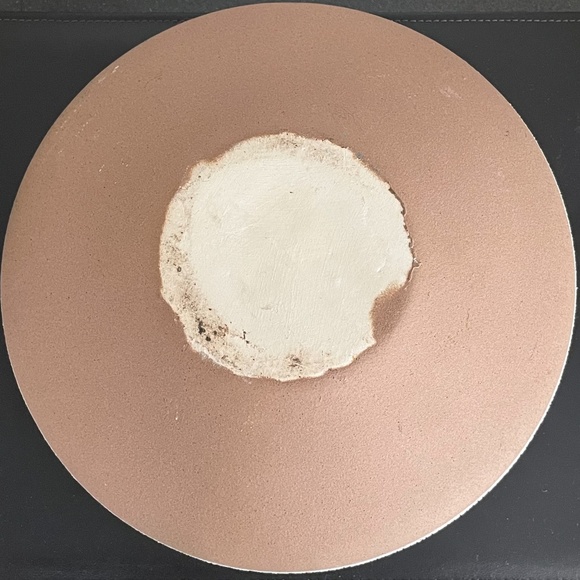 🔺SOLD🔺 🌟VINTAGE🌟 Cracked Round Saucer Vase - Picture 5 of 5